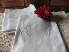 Antique damask linen d'occasion  Expédié en Belgium