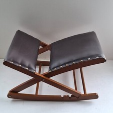 Vintage wooden upholstered for sale  CHELTENHAM
