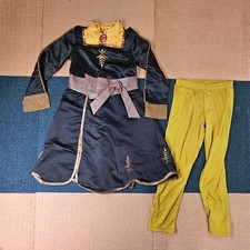 Vestido e calça fantasia Anna Frozen 2 meninas parques da Disney tamanho. Preto 5/6 G3a comprar usado  Enviando para Brazil