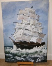 Peinture huile toile d'occasion  Nantes-