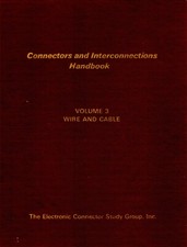 Connectors and Interconnections Handbook Volume 3 Wire and Cable, 1981 hardcover segunda mano  Embacar hacia Mexico