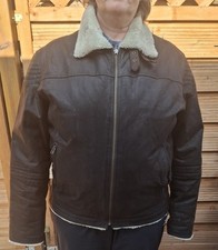 Lederjacke herren lammfellinne gebraucht kaufen  Scharnebeck