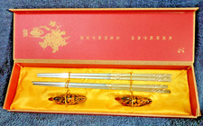 Elegant gold chopstick for sale  GRANGE-OVER-SANDS