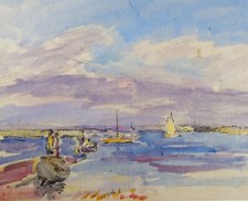 Original watercolour sailing for sale  WIRRAL