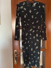 Vestido Bimba y Lola negro con estampado geométrico Talla S.  comprar usado  Enviando para Brazil
