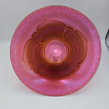 Tigela de vidro arte pena puxada ouro rosa Steven Correia limitada assinada comprar usado  Enviando para Brazil