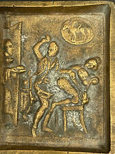 Suporte de bolso bronze curiosidades cena casal século XIX item curiosidade comprar usado  Enviando para Brazil