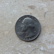 Quarto dollaro 1981 usato  Due Carrare