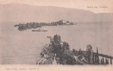 26-40C) CARTOLINA ISOLA DEL GARDA VAPORETTO BATTELLO BRESCIA comprar usado  Enviando para Brazil