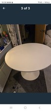 Round white ikea for sale  SHEFFIELD