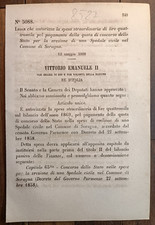 Soragna 1869 legge usato  Italia