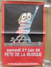 Affiche fete musique d'occasion Affiche fete musique d'occasion  Douarnenez
