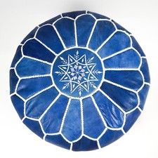 Blue moroccan leather d'occasion  Expédié en Belgium