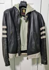 Belstaff lederjacke hoodie gebraucht kaufen  Berlin