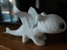 Peluche dragon blanc d'occasion  Épinay-sur-Orge