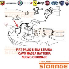 Usado, Bateria Fiat Palio Siena Road Cable Mass nova original 46768557 comprar usado  Enviando para Brazil