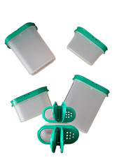Set portaspezie tupperware usato  Cremona