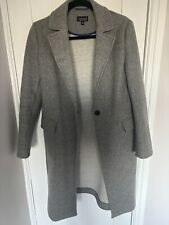 Grey topshop coat for sale  HALIFAX