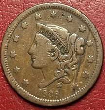 1838 coronet head for sale  Rice Lake