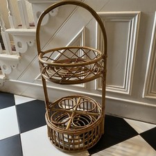 70s boho wicker for sale  CHESTERFIELD