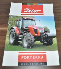Zetor Forterra Specyfikacja ciągnika Broszura Broszura Broszura na sprzedaż  PL