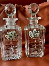 Vintage crystal whiskey for sale  Melbourne