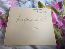 Signed paper 1942 for sale  SUNDERLAND