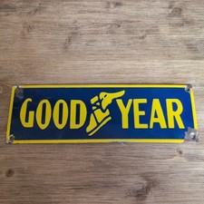 Vintage enamel goodyear for sale  NOTTINGHAM
