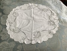 Vintage linen embroidered for sale  HUDDERSFIELD