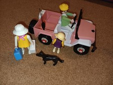 Playmobil jeep rose d'occasion  Mulhouse-