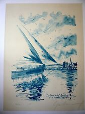 Lithographie originale confré d'occasion  Toulon-