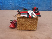 Woven seagrass basket for sale  NOTTINGHAM