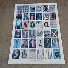 Vtg butterfly alphabet for sale  Jay