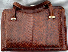 vintage snakeskin bag for sale  TAUNTON