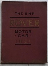 Folheto de vendas de carros ROVER 8HP 1921 comprar usado  Enviando para Brazil