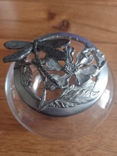 Glass bowl metal for sale  IRVINE