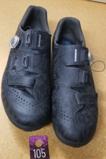Sapatos de ciclismo de estrada Shimano RX6 preto EUA 11-11.5/UE 46 (#105) comprar usado  Enviando para Brazil