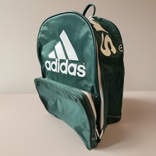 Mochila de náilon verde vintage anos 90 Adidas Hunter logotipo soletrado comprar usado  Enviando para Brazil