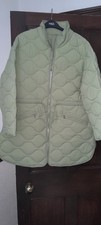 Green padded coat for sale  UK