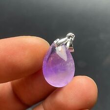 Pingente de quartzo polido 11,3 ct 100% natural cristal roxo ametista "pirâmide" comprar usado  Enviando para Brazil