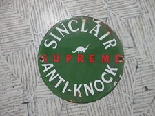 Placa de metal antiesmalte porcelana Sinclair Supreme tamanho 6 polegadas redonda comprar usado  Enviando para Brazil