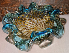 Vintage murano blue for sale  MELTON MOWBRAY