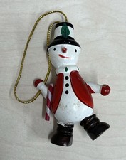 Wooden snowman hanging for sale  ASHFORD