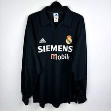 Original Real Madrid 2001-2002 Away Centenary Long Sleeve Football Shirt Jersey comprar usado Original Real Madrid 2001-2002 Away Centenary Long Sleeve Football Shirt Jersey comprar usado  Enviando para Brazil