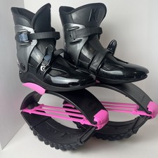 Bota de Salto Kangoo Jumps KJ XR3 SE X-Rebound Preta Rosa Unissex Tamanho Pequeno comprar usado  Enviando para Brazil
