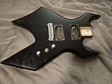 BC B.C. Corpo de guitarra elétrica Rich Warlock preto + ponte Hardtail  comprar usado  Enviando para Brazil