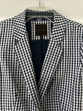 fitted blue white blazer for sale fitted blue white blazer for sale Cuyahoga Falls