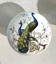 Botão de porta/armário de porcelana cerâmica vintage - PAVÃO comprar usado  Enviando para Brazil