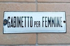 Smaltata targa tabella usato  Roma