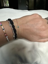 Pulseira Zoe Chicco Birthstone turquesa tão legal! Sofisticação chique ouro 14k comprar usado Pulseira Zoe Chicco Birthstone turquesa tão legal! Sofisticação chique ouro 14k comprar usado  Enviando para Brazil